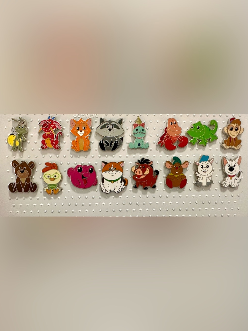 Disney Parks Pixie Plush Mystery Pin Series full set of 16 pins